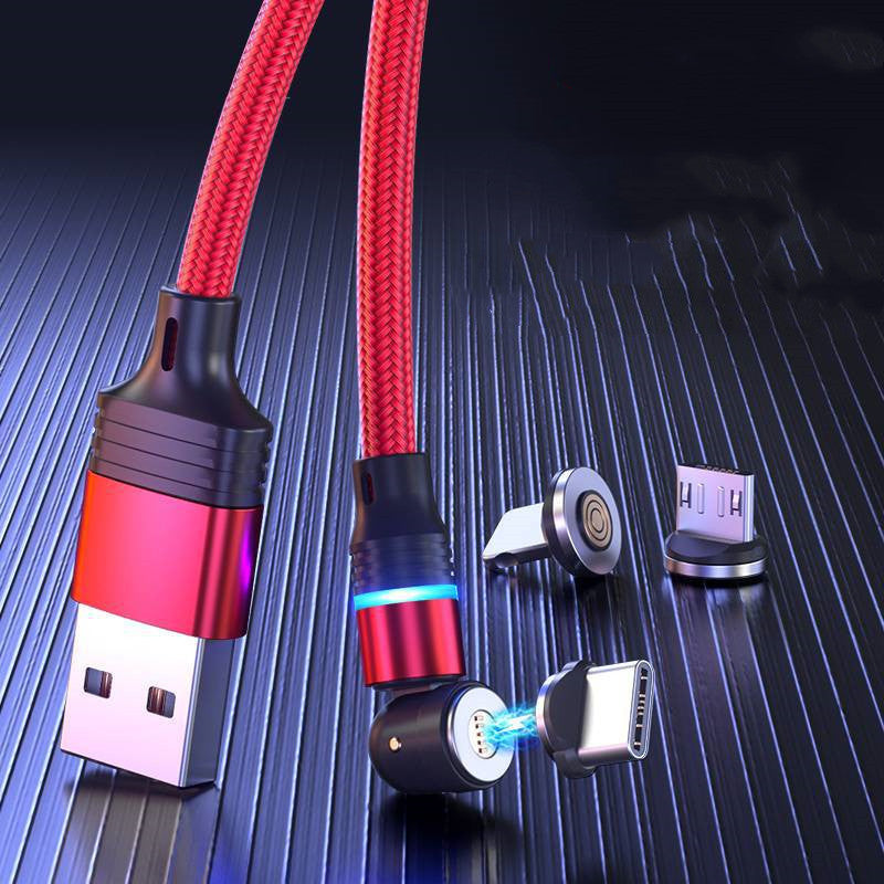 540 Degree Rotating Magnetic Suction Charging Line for Type C mobiles