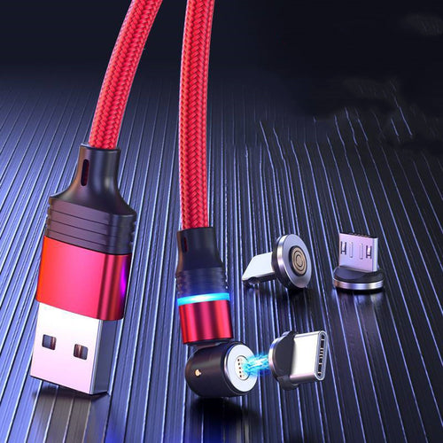 540 Degree Rotating Magnetic Suction Charging Line for Type C mobiles
