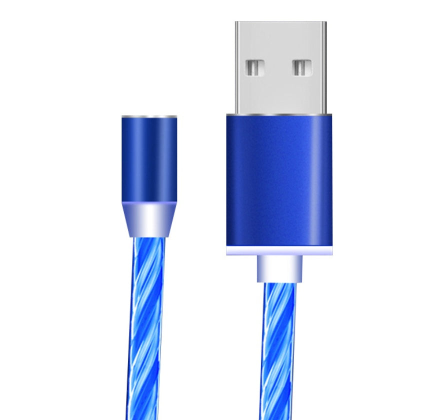 Flowing Light Magnetic Streamer Data Line Cable