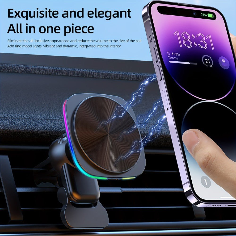 Wireless Charger For Cars 15 W with magnetic field