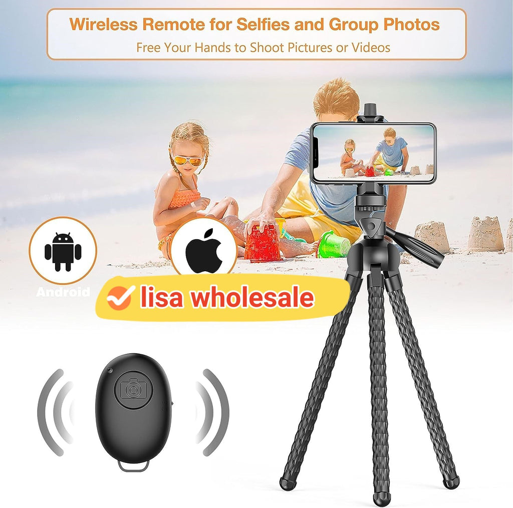 Flexible Phone Tripod Selfie Stick, For Camera Stick Video Recording Vlog
