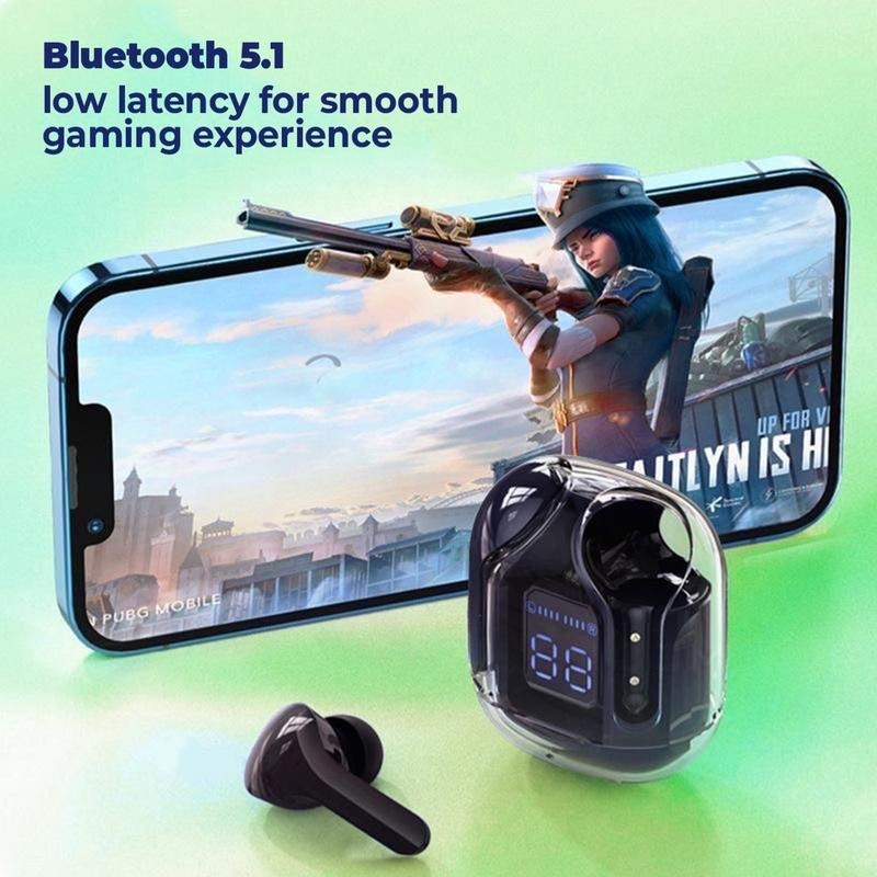 Bluetooth 5.3 Over-ear Headphones with display