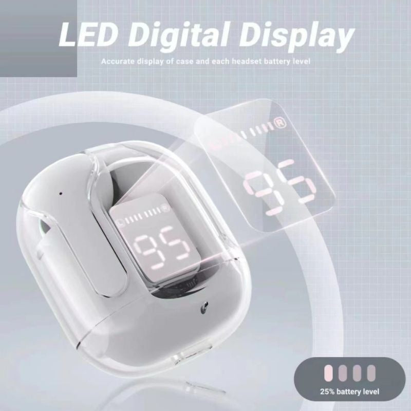 Bluetooth 5.3 Over-ear Headphones with display
