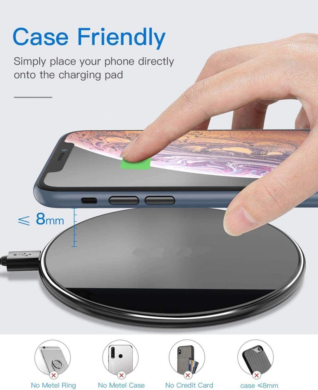30W Super Fast Wireless Charger Stand for All phones