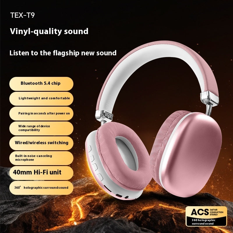 TEX-T9 Bluetooth Headset Wireless Headphone