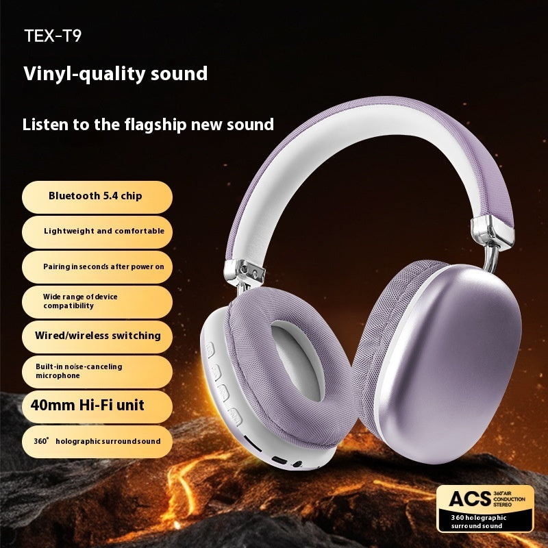 TEX-T9 Bluetooth Headset Wireless Headphone
