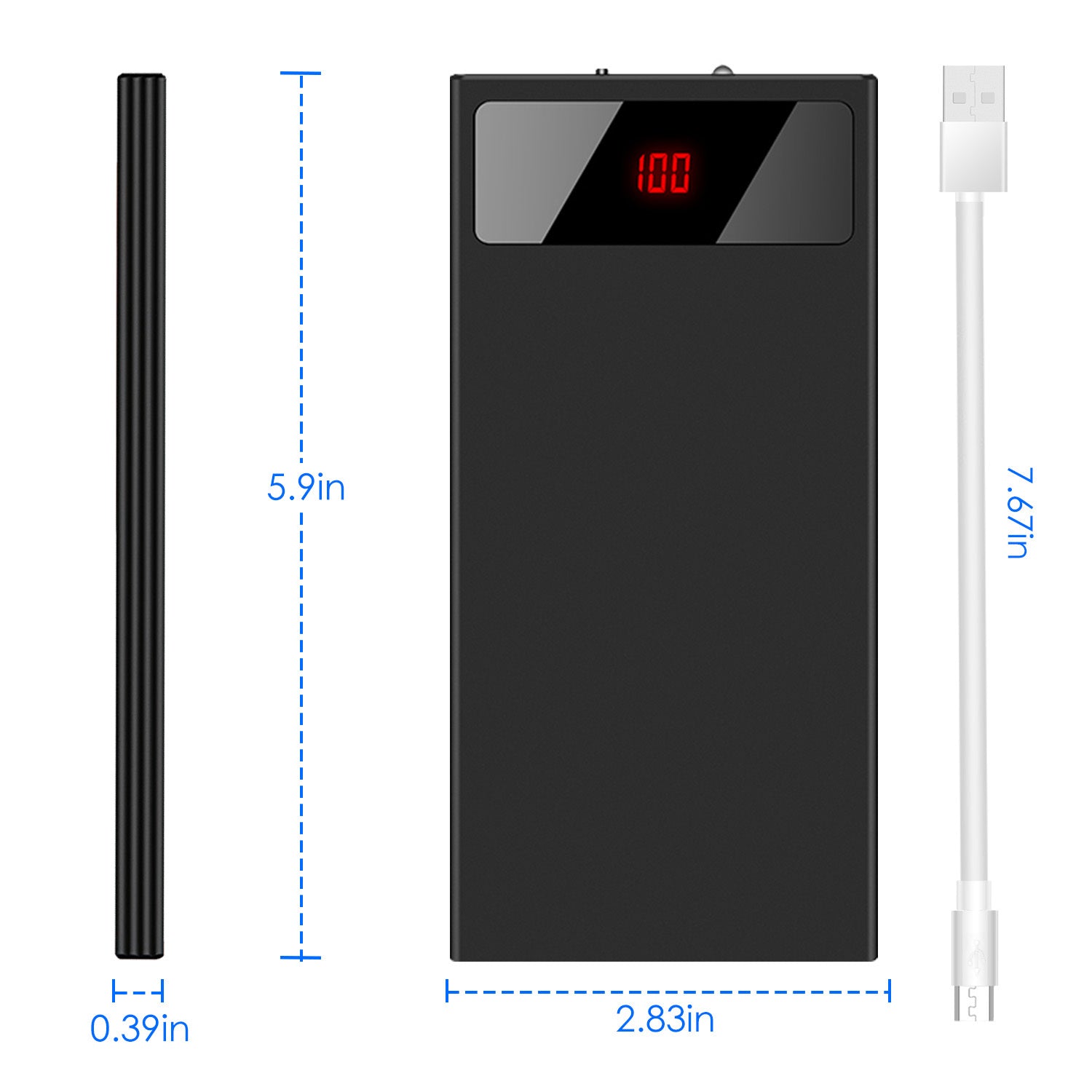 20000mAh Power Bank Ultra-thin with USB port