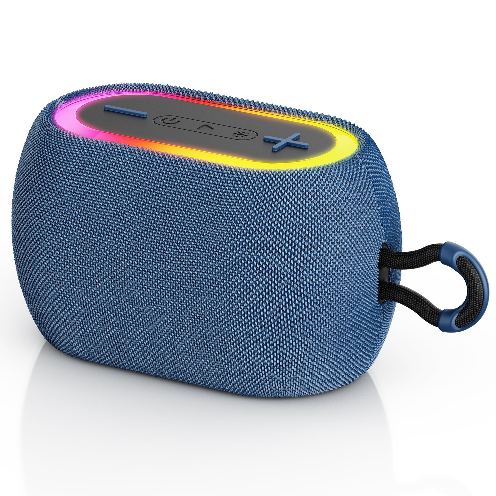 JYX L1Black Portable Bluetooth Speaker With DJ Lights Rich Stereo Bass Aux & IPX7
